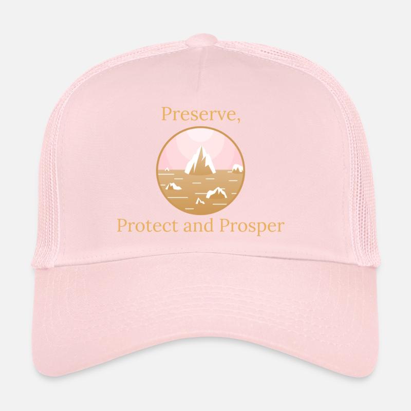 Préserver, protéger, prospérer Casquette trucker 