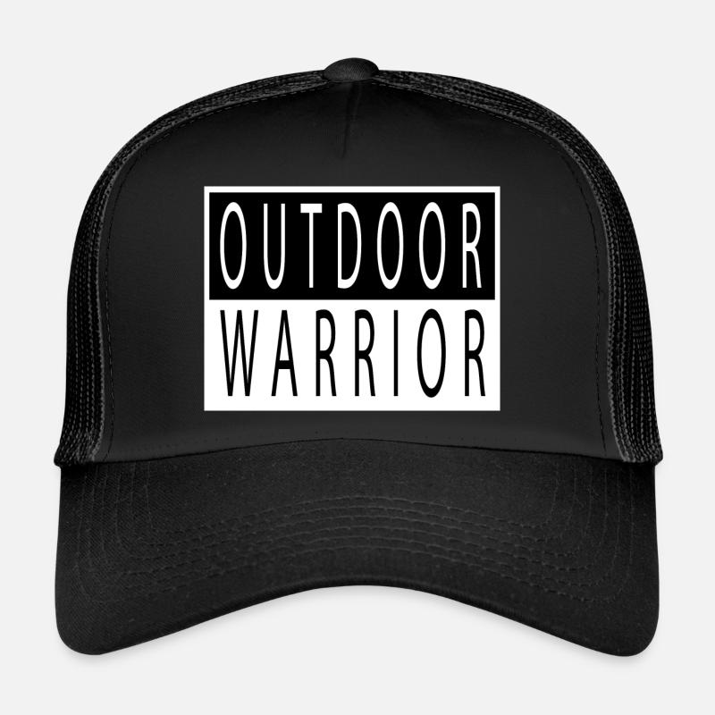 sayings outdoor bear mountains rv present Trucker Cap