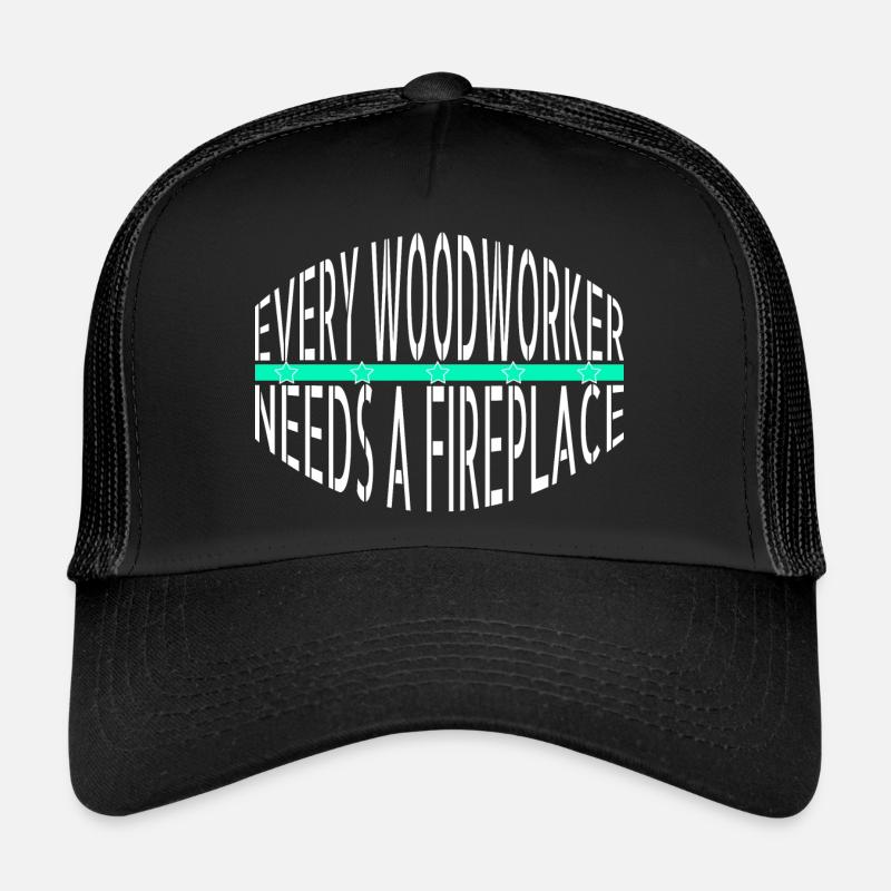 Job Union Carpenter Cabinetmaker Axes Trucker Cap