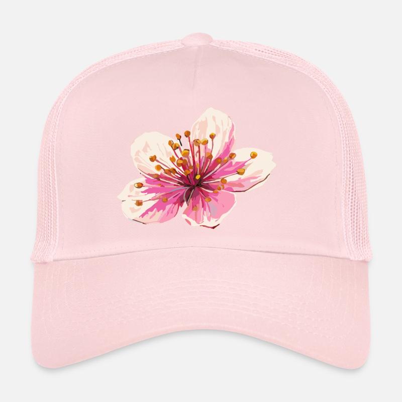 Fleur de cerisier Casquette trucker 