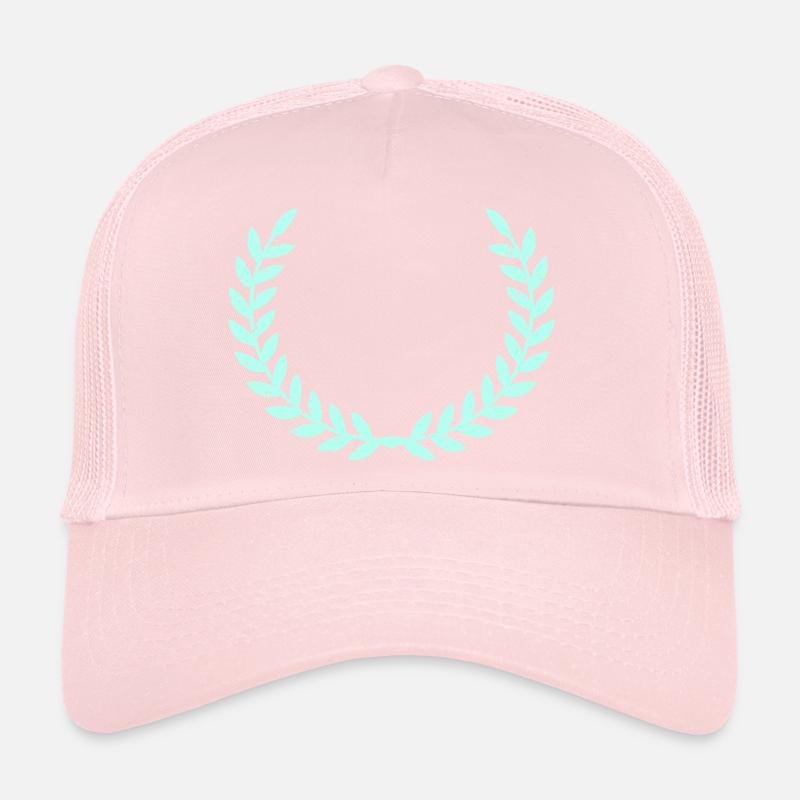 Wreath Blue Trucker Cap