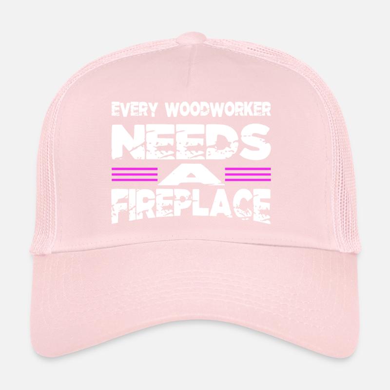 Funshirt Construction Charpentier Menuisier Haches Casquette trucker 