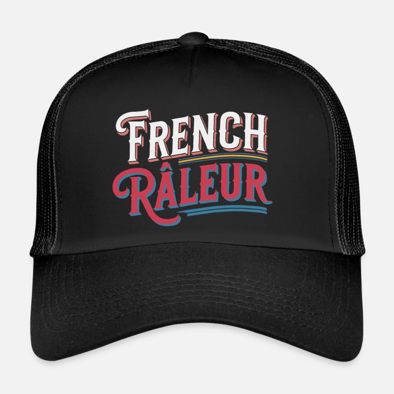 French râleur Casquette trucker 