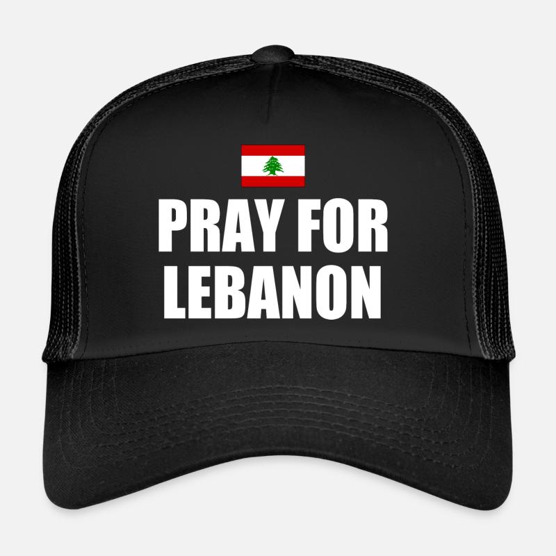 Pray for lebanon Casquette trucker 