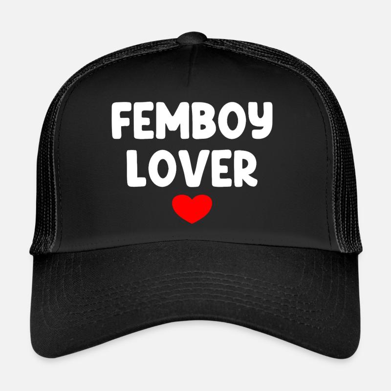 Femboy Lover - Trucker Cap - Schwarz/Schwarz