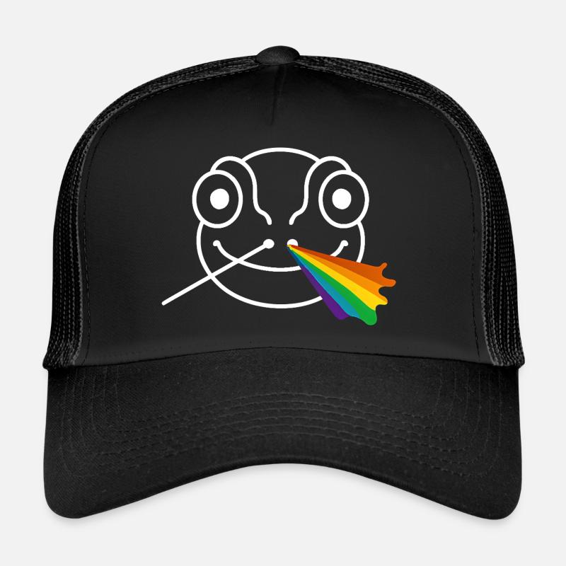Prisme caméléon - Casquette trucker - noir/noir
