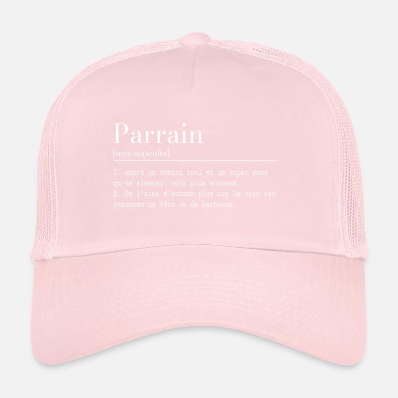 Parrain définition Casquette trucker 