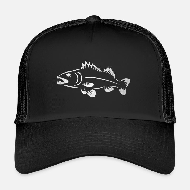 Dessin de sandre - Casquette trucker  - noir/noir