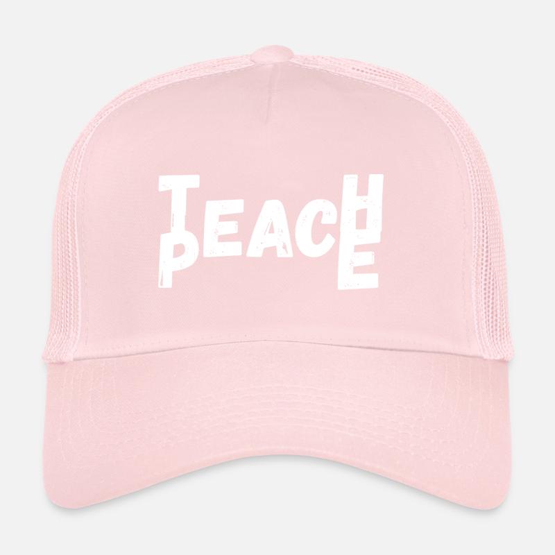 Enseigner la paix Casquette trucker 