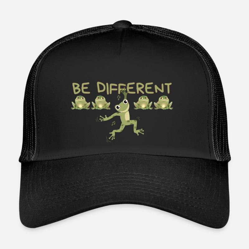 ÊTRE DIFFÉRENT Grenouille Casquette trucker 