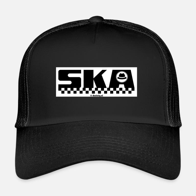 Ska - Trucker Cap - Schwarz/Schwarz