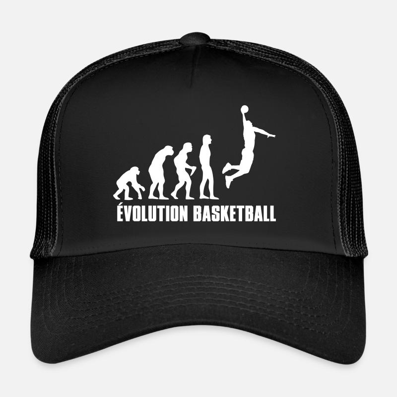 Basketball Évolution Basket - Trucker Cap - Schwarz/Schwarz