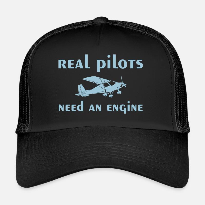 Avion motorisé Pilot C42 ultra-léger Casquette trucker 