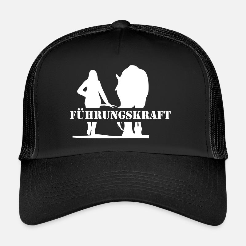 Führungskraft - Trucker Cap - Schwarz/Schwarz