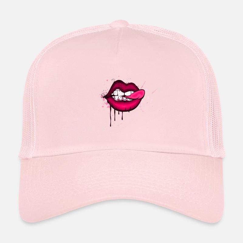 lèvres Casquette trucker 