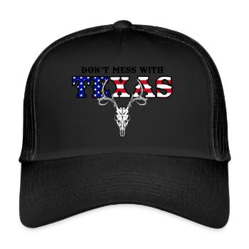 Don't Mess With Texas - Trucker Cap - black/black - Front
