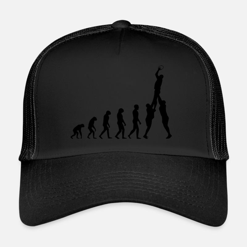 Rugby - Casquette trucker  - noir/noir