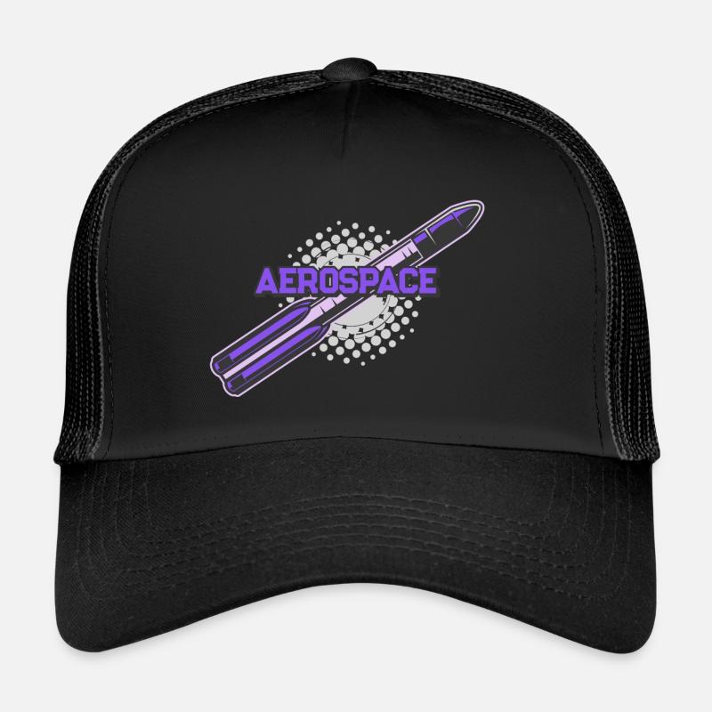 Rocket Space Cosmos - Trucker Cap - black/black