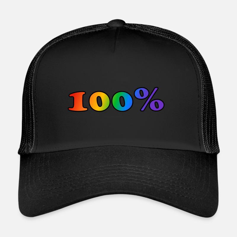 100 Prozent schwul Trucker Cap