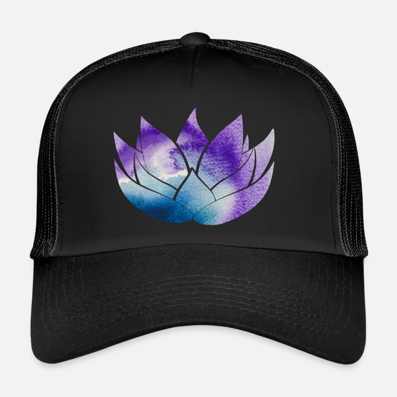fleur de lotus Casquette trucker 
