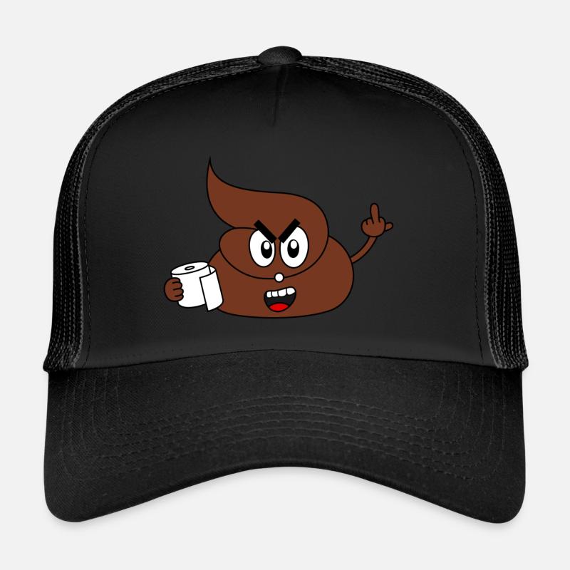Scheiße Scheißhaufen Klopapier Corona Virus Trucker Cap