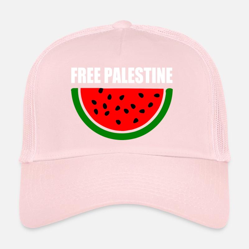 Free palestine Melon pastèque Casquette trucker 
