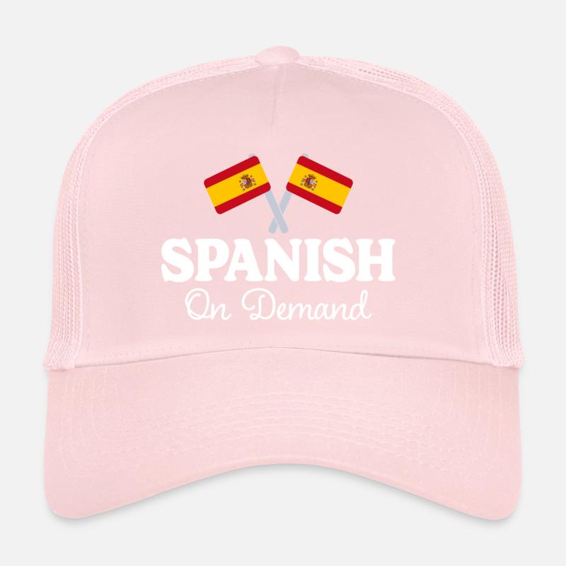 Espagnol Sur Demande Interprète Espagnol Casquette trucker 