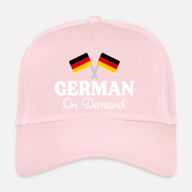 Deutsch auf Anfrage Deutsch-Dolmetscher Trucker Cap