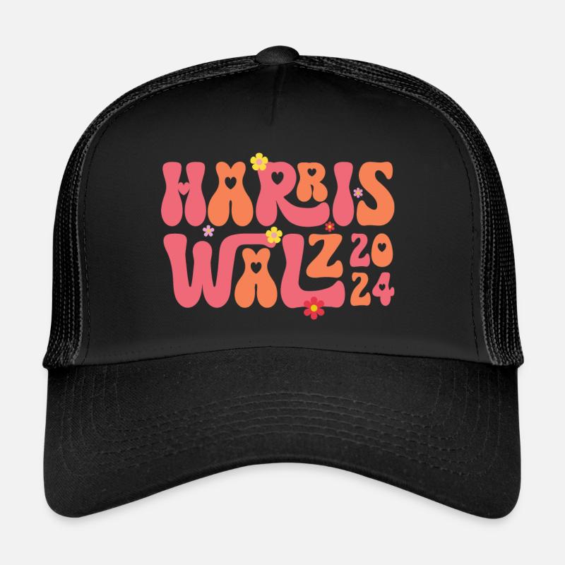 Kamala Harris Walzer Walzer 2024 Retro Trucker Cap