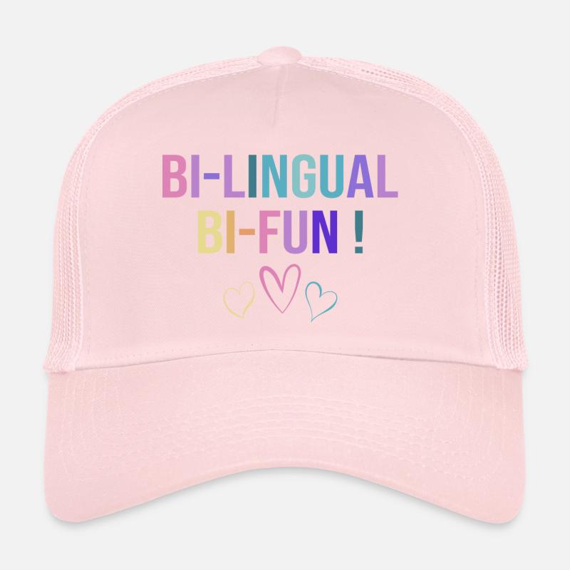 Éducation Bilingue Humour Enseignant Casquette trucker 