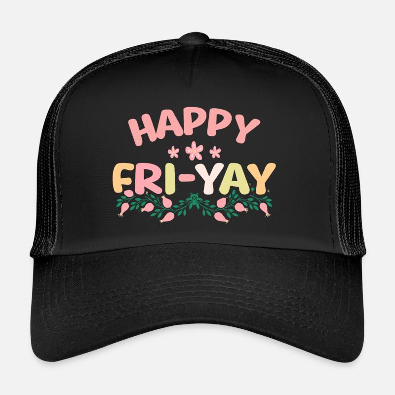 Humor Friday Teacher Weekend Trucker Cap