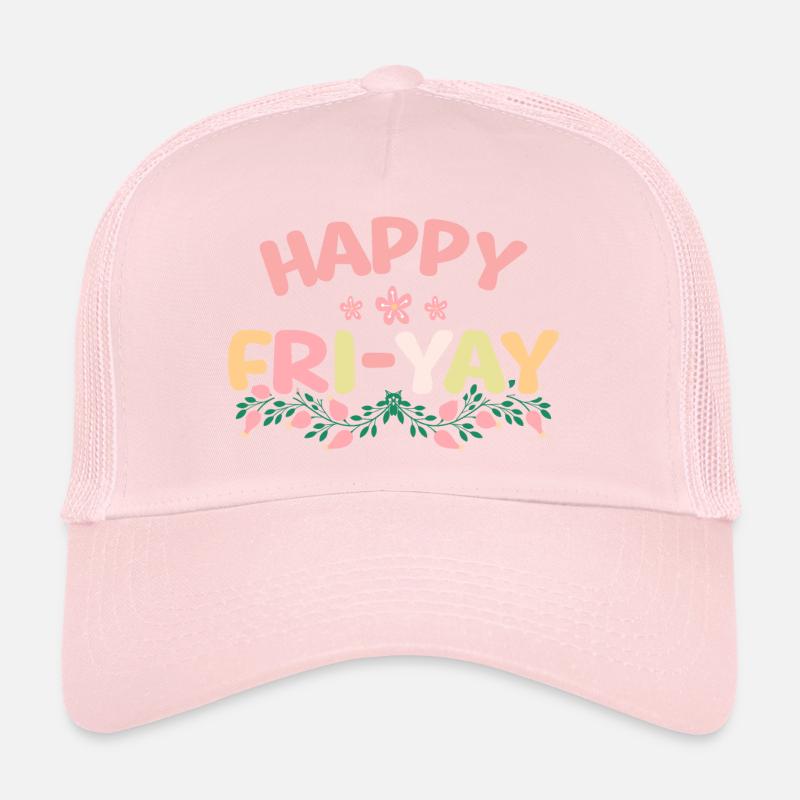 Humour Vendredi Enseignant Weekend Casquette trucker 