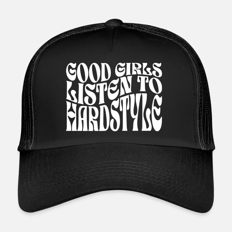 Filles Écoutent De La Hardstyle EDM Casquette trucker 