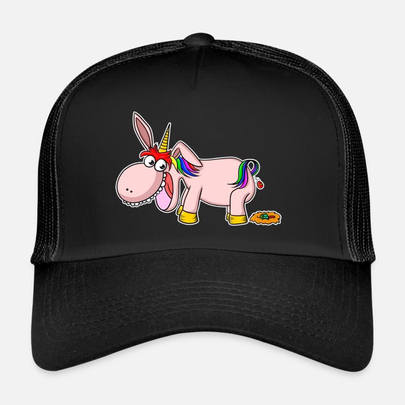 Les œufs de Pâques la licorne de Pâques caca Casquette trucker 