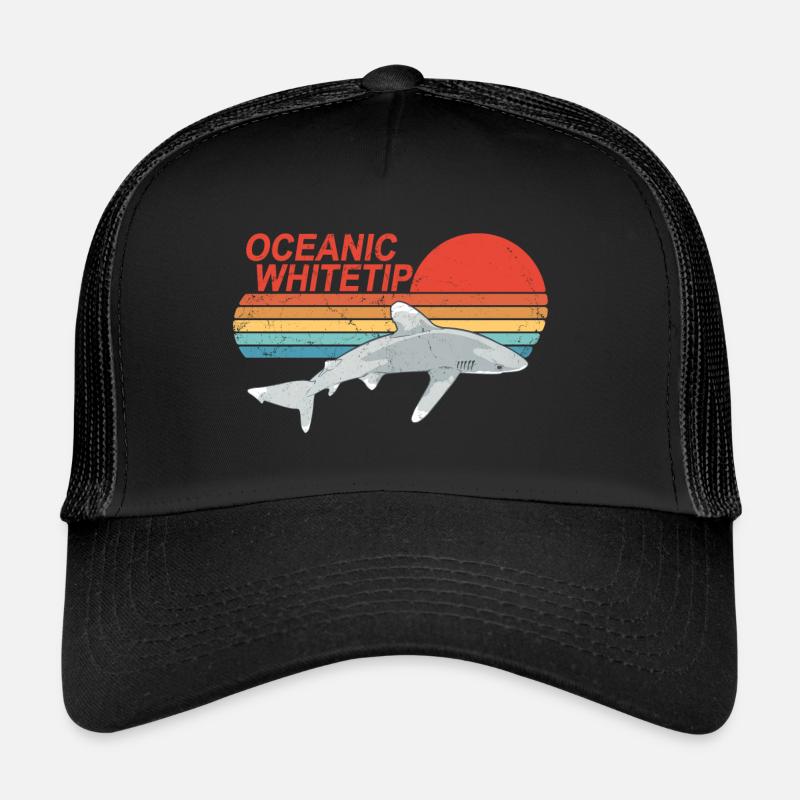 Longimanus Requin à pointes blanches Casquette trucker 