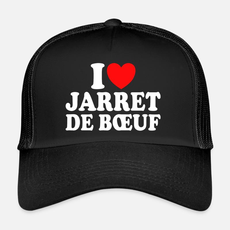 Boucher I Love Jarret De Boeuf Casquette trucker 