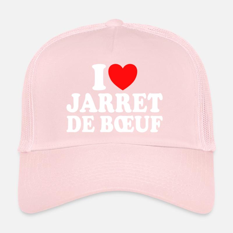 Boucher I Love Jarret De Boeuf Casquette trucker 