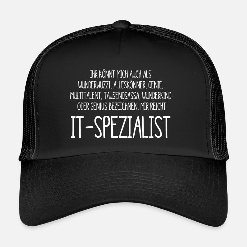 It Spezialist – ein Alleskönner, Genie, Multitalen Trucker Cap