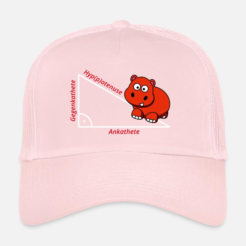 Hyppotenuse Pythagore De Math Hippo cadeau enseignant Casquette trucker 