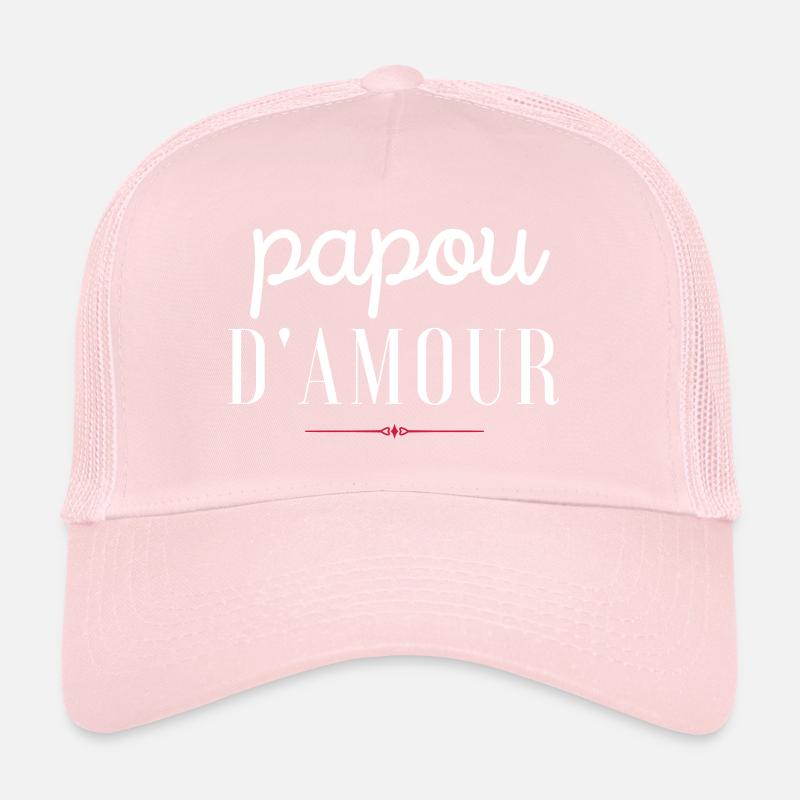 Papou d'amour - idée cadeau papy-papi- grand père Casquette trucker 