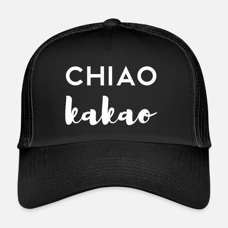 Chiao kakao - Trucker Cap - Schwarz/Schwarz