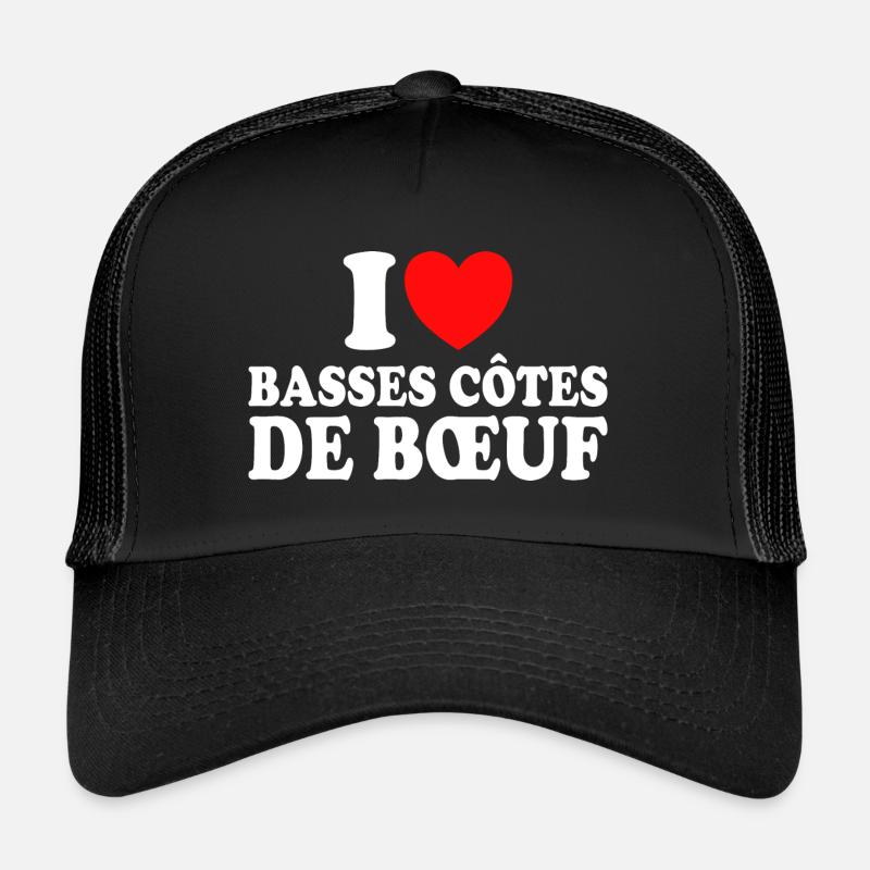 Boucher I Love Basses Côtes De Boeuf Casquette trucker 