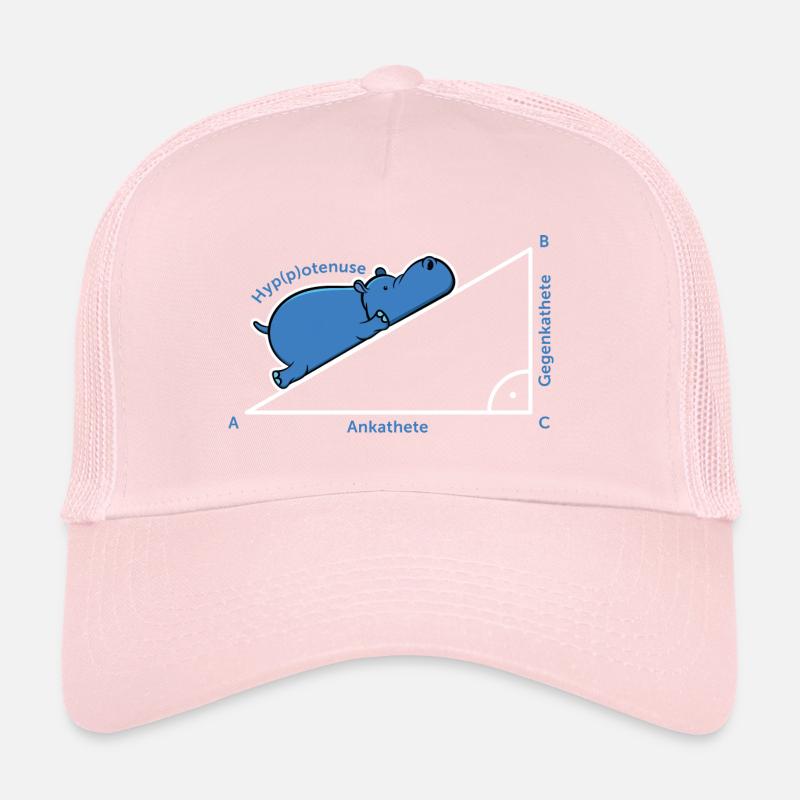 Hyppotenuse Pythagore De Math Hippo cadeau enseignant Casquette trucker 