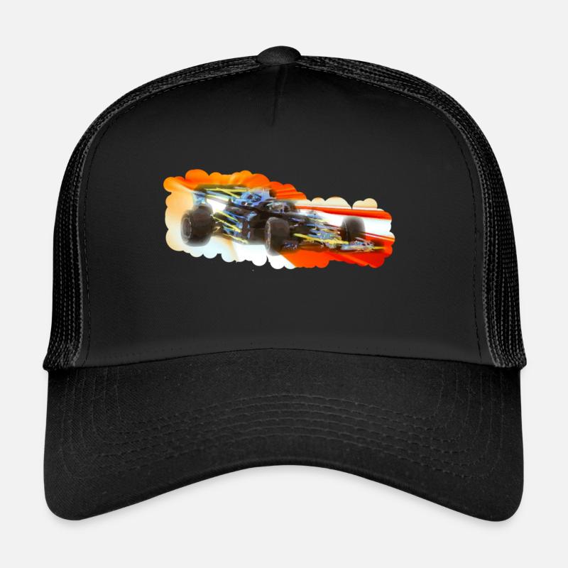 Race Car Trucker Cap