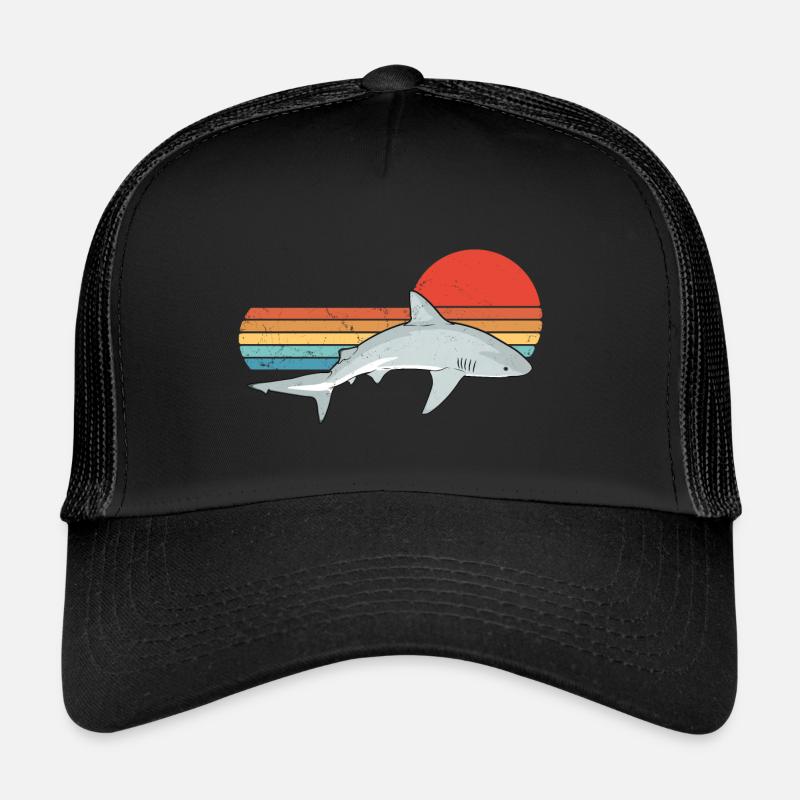 Plongée avec les requins bouledogues Casquette trucker 