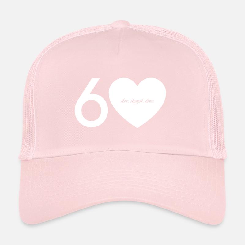 60 with heart Trucker Cap