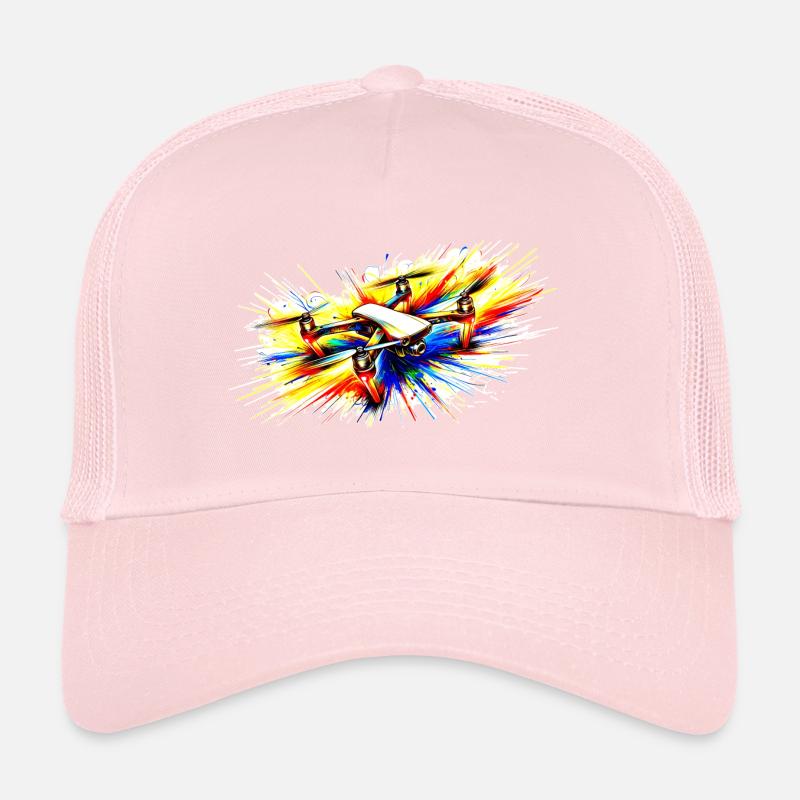 Multicopter, also called drone - color splash! Trucker Cap