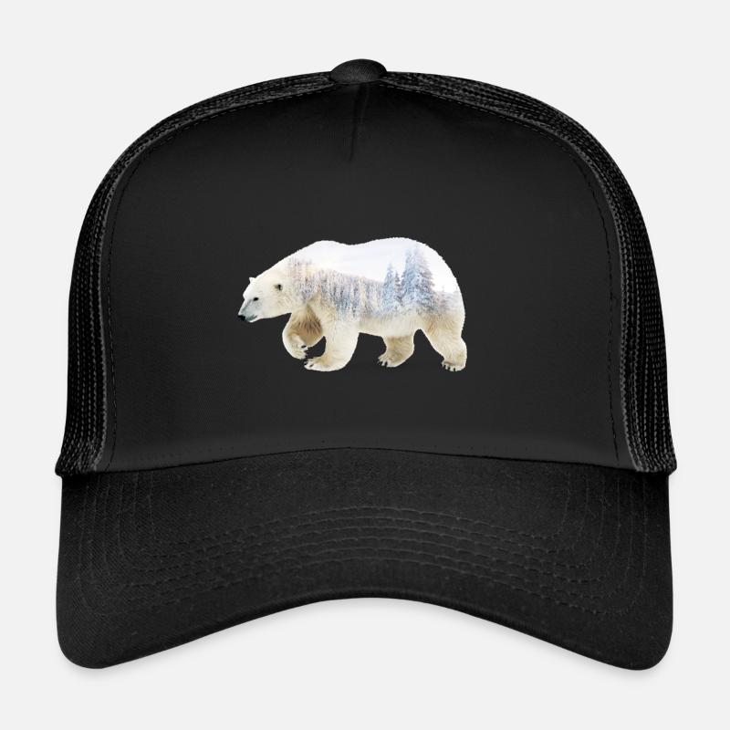 Eisbär - Trucker Cap - Schwarz/Schwarz