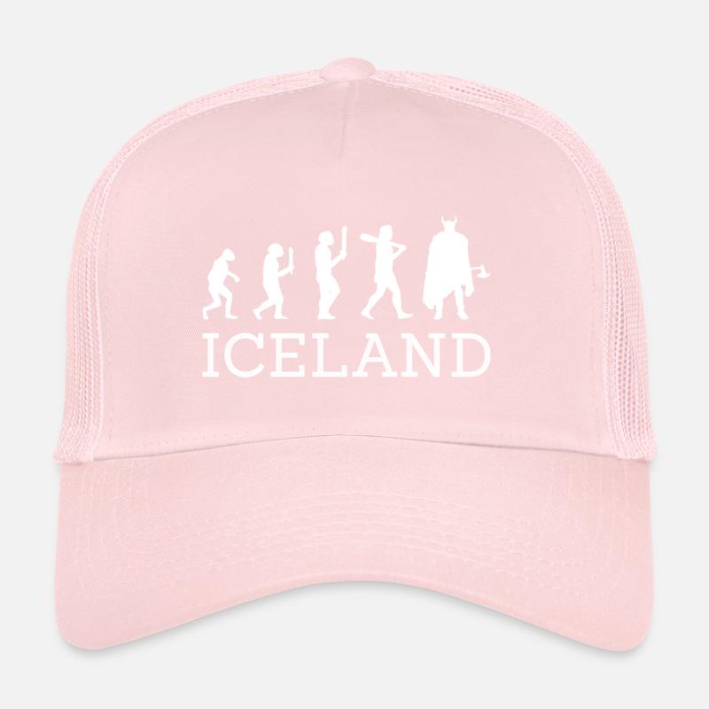 Island Evolution Wikinger Iceland Trucker Cap