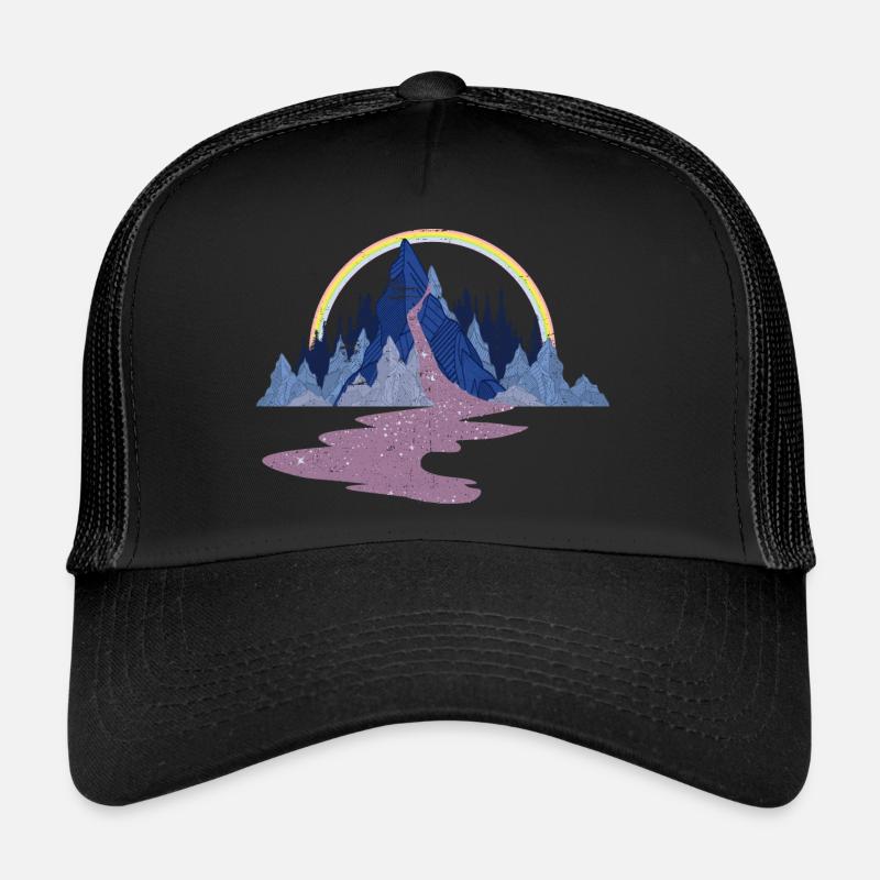 Magic place in nature - Trucker Cap - black/black